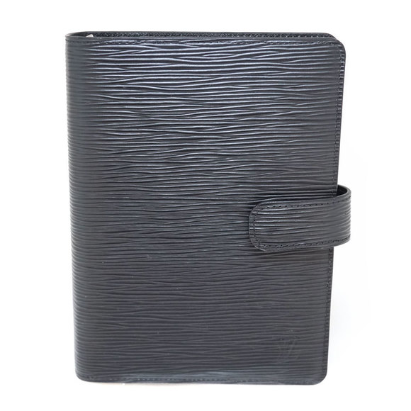 Louis Vuitton Epi Agenda Business Leather MM LV Noir Black - Picture 1 of 9